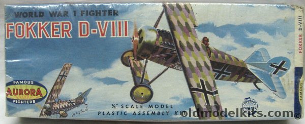 Aurora 1/48 Fokker D-VIII (DVIII) Flying Razor, 135 plastic model kit